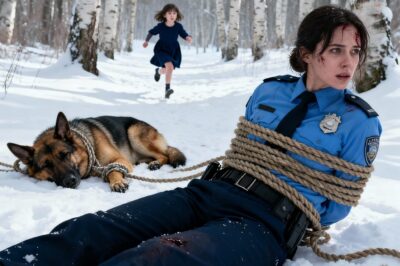 A little girl discovered an officer collapsed in the snow, along with her K9 dog. What happened next?