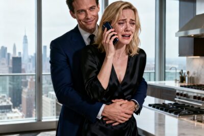 My sister, an airline pilot, called me. “I need to ask you something strange. Your husband… is he home right now?” “Yes,” I replied, “he’s sitting in the living room.” Her voice dropped to a whisper. “That can’t be true. Because I’m watching him with another woman right now. They just boarded my flight to Paris.” Just then, I heard the door open behind me.