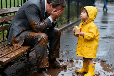 “DO YOU CRY FROM HUNGER, TOO?” the beggar girl asked the millionaire and offered him her last piece of bread. What happened next left everyone frozen…