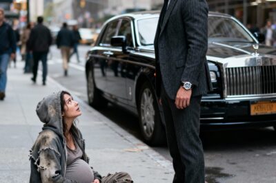 “I HAVE NOWHERE TO GO,” THE PREGNANT WOMAN SAID… BUT THE MILLIONAIRE DID THE UNEXPECTED…