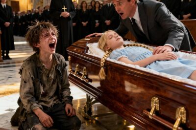 “Stop. Do not bury her. Your daughter is alive.” A homeless Black boy ran toward the coffin and revealed a horrific truth that left the millionaire speechless.