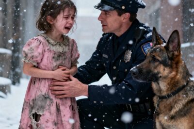 Her stepfather beat her while her mother smiled… until a German Shepherd and a police officer heard her cries.