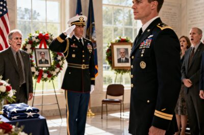 At the funeral, my father let out a mocking laugh when he saw the badge on my chest. “You?” he said aloud, narrowing his eyes. “A soldier? Stop pretending.”