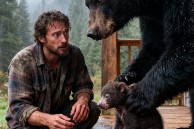 A crying bear brings her dying cub to a man — What he does next is incredible!