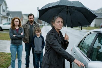 While I was burying my husband alone, my children were already changing the locks in our home and stacking my life on the porch like a delivery—suitcases, photo albums, even his reading lamp—certain I’d fold in the rain and walk away… but the next morning, when the lawyer opened the will and began to read, their faces went pale, and I finally understood what my husband had been protecting me from.