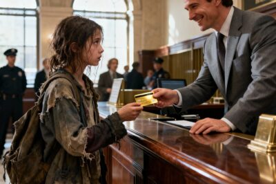 “I just want to check my balance,” she said. The millionaire laughed—until the numbers appeared on the screen.