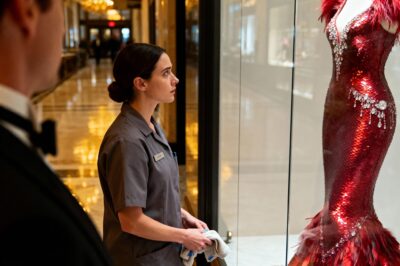 After 7 years of divorce, he found his ex-wife working as a cleaner, silently observing a million-dollar dress behind a shop window…