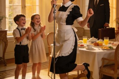 The millionaire arrived home earlier than expected, and what he saw his housekeeper doing with his children made him cry…