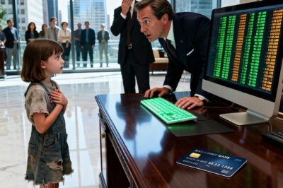 “I just want to see my balance.” — They m0cked an orphan girl when she asked to see her account… until the richest man in the bank was left speechless