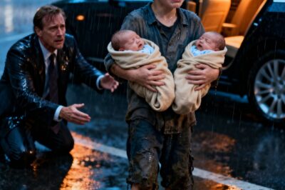 A Billionaire Spotted a Boy in the Rain Holding Twin Babies—And What He Discovered Touched Him More Than All His Fortune