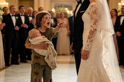 A billionaire’s engagement party came to a screeching halt… when a street child accused the bride…