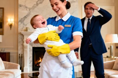 Sixteen nannies fled in terror from his son. But when the humble cleaning lady broke the rules and entered his room, the millionaire was speechless at what happened…