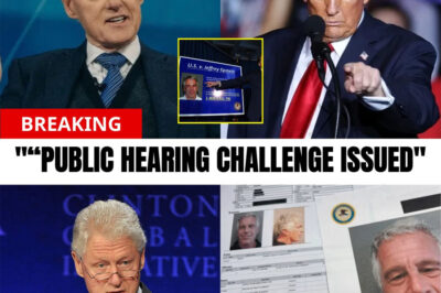 BREAKING: Bill Clinton has publicly pushed for a full public hearing, a move observers say directly tests Donald Trump on the issue of transparency surrounding renewed discussion of Jeffrey Epstein.