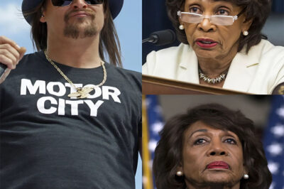 Maxine Waters insults Kid Rock: “Sit down, little boy” — but his reaction shocked the entire country.
