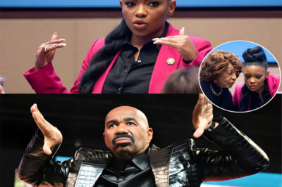 Steve Harvey tells Jasmine Crockett to “Sit down and shut up” — and it completely backfires!