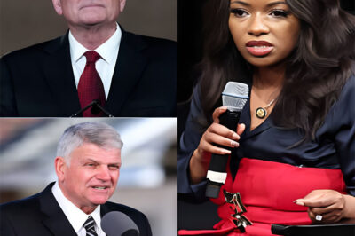 That was what Jasmine Cr0ckett said — just seconds before the studio fell into stunned silence, and Franklin Graham responded