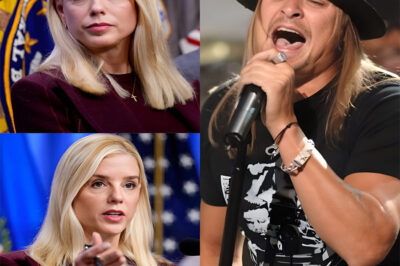 “PAM BONDI JUST WENT TOE-TO-TOE WITH Kid Rock ON LIVE FOX — 62 SECONDS OF SCORCHED-EARTH FINANCE FURY THAT LEFT T.R.U.M.P’S “BILLION-DOLLAR BRIBE SHIELD” IN FLAMES…