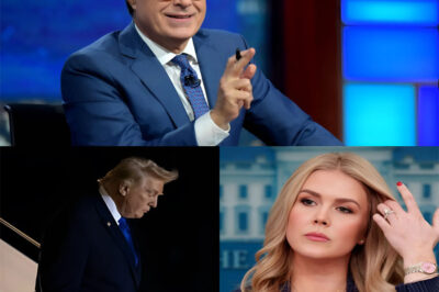 T.r.u.m.p LOSES IT After Stephen Colbert DESTROYS Karoline Leavitt on Live TV The fallout was instant.