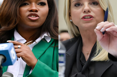 “Pam Bondi told Jasmine Crockett, ‘Go back to Africa’ — but her response left America speechless.