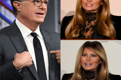 Melania T.r.u.m.p’s Three Words Stunned Late Night TV — But Stephen Colbert’s Calm Reply Sparked a Cultural Firestorm