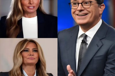 Melania Challenges Stephen Colbert’s IQ — Seconds Later, His Response Triggers a LIVE Meltdown…