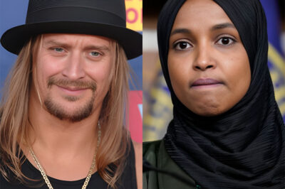 ““SHOCKING BREAKING NEWS”: Kid Rock makes a bombshell statement, declaring: “America would be better off if all Somalis were deported – and Ilhan Omar should be the first!” In a speech that has shaken both Hollywood and Congress, the iconic musician publicly criticized the Somali-American congresswoman, calling her a “real threat to American values.”