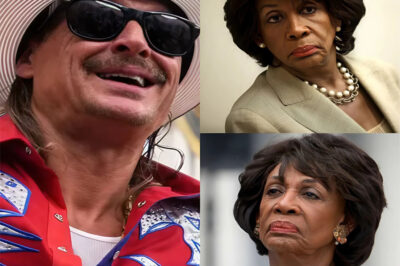 Maxine Waters insults Kid Rock: “Sit down, little boy” — But his reaction shocked the entire country.