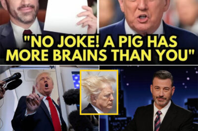 BREAKING: TRUMP CLAIMS HE’S “GENIUS LEVEL” — JIMMY KIMMEL HOLDS UP ONE PAPER AND TRUMP PANICS ON AIR