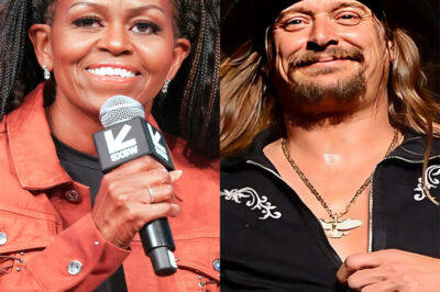 “SHUT UP AND KEEP YOUR MOUTH SHUT!” MICHELLE O.B.A.M.A exploded on X demanding KID ROCK be silenced forever