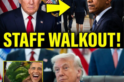 BREAKING: Reports indicate that hundreds of staff members tied to Donald Trump have resigned or stepped away following intense backlash over a series of highly controversial social media posts involving Barack Obama.