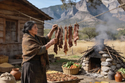 The whole village mocked the widow who kept too much food on the hill.