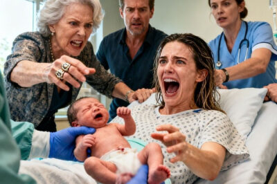 d.I was in labor when my mother-in-law burst into the delivery room, screaming that my baby belonged to her daughter. She tried to snatch him off my chest while my husband just stood there frozen. The nurse immediately pulled her away, but it was too late.