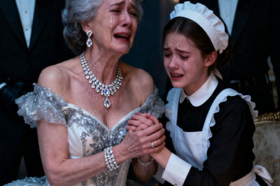 “That necklace belonged to my daughter!” the billionaire screamed… until the maid said something that silenced the entire room.