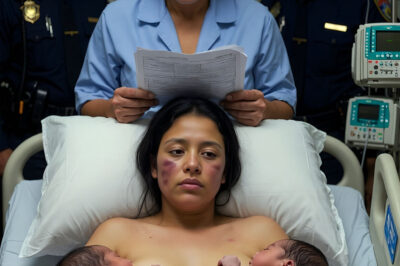 My mother-in-law entered my room hours after my C-section with adoption papers… and almost took one of my twins without imagining who she was challenging.