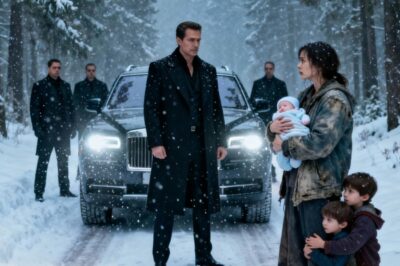“WHO DID THIS?” — The mafia boss found a widow and her children dying in the snow… and something in his eyes changed forever. The storm had washed everything away.