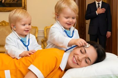 The doctors swore the twins would never speak… until their father arrived home early and discovered the secret of the cleaning lady