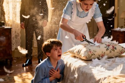 A millionaire’s son screamed in his sleep every night… until the nanny opened his pillow and discovered the shocking truth…