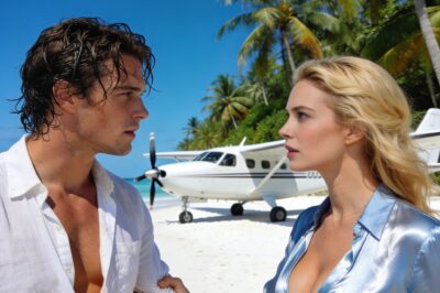 We Crashed on an Island… Then My Boss Whispered: ‘Don’t Let Go of Me Tonight’…