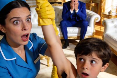 Every morning, the billionaire’s baby grew weaker, until the maid found something under his arm…