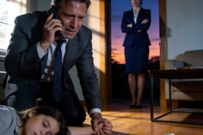 When I got home from a business trip, I found my daughter unconscious by the door. My wife shrugged and said she’d just disciplined her. I called an ambulance, but when the paramedic saw my wife, he went pale and whispered, “Sir, is that really your wife?” Because actually, …