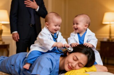 The doctors said his twin daughters would never speak again. He spent millions in vain, until one day he came home early and discovered what the cleaning lady was secretly doing to them