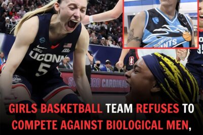 A girls’ basketball team has sparked intense debate after making a bold and controversial decision just moments before a major matchup—refusing to take the court against transgender athletes. Citing concerns over fairness, their stance has ignited a storm of reactions from fans, officials, and players alike. What led to this breaking point, and how could it reshape the future of the sport?