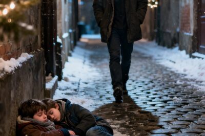 A single father finds twin girls sleeping in the trash on Christmas Eve. What he discovered when he opened their lockets left him speechless…