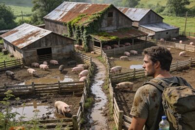 He rented a mountain to raise 30 pigs and abandoned it for 5 years. One day he returned and was paralyzed by what he saw…