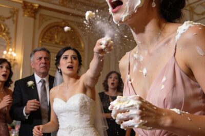 My sister threw the wedding cake at me and yelled, “I only invited family! You weren’t invited!” My parents burst out laughing, and the whole room erupted. Holding back tears, I left. But a few hours later, when I returned, their faces were ashen.