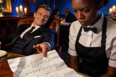 Arrogant Billionaire: ‘Solve This, I’ll Give You Everything’ — Black Waitress Did, His Jaw Dropped