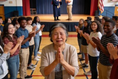 They laughed when the boy in secondhand boots walked up to give the valedictorian speech. Three minutes later, the whole gym was standing for the woman they used to ignore.