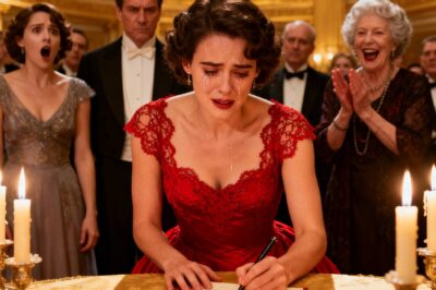 “Sign the papers and leave, beggar,” they mocked her during the divorce — until three black luxury cars pulled up outside.