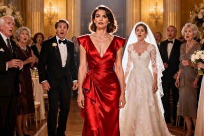 “They Called Me The Ugly Graduate,” and my family erased me overnight—no calls, no inheritance, only silence. Ten years later, I walked into my sister Sarah’s wedding in a red dress that no one recognized. Her new husband asked, “Do you know her?” I smiled: “More than you think.” Then her billionaire father-in-law said a name—my company—and my parents turned white. Minutes later, they passed me the microphone… and I decided which truth to reveal.