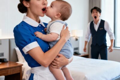 The millionaire’s baby spat on all the nannies… but kissed the poor cleaning lady.